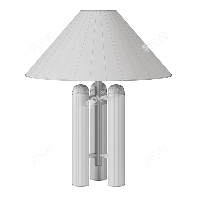 Elegant Medici Table Lamp 3D model image 3