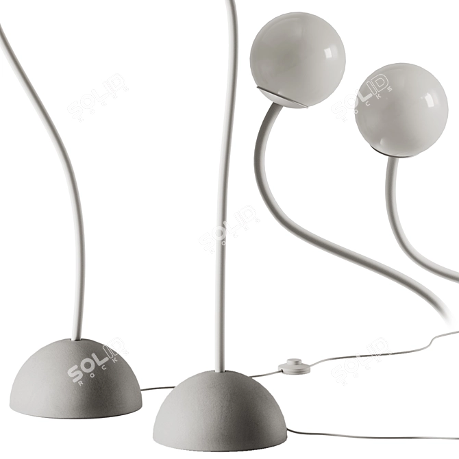 Karman Moony Swing Arm Lamp 3D model image 4