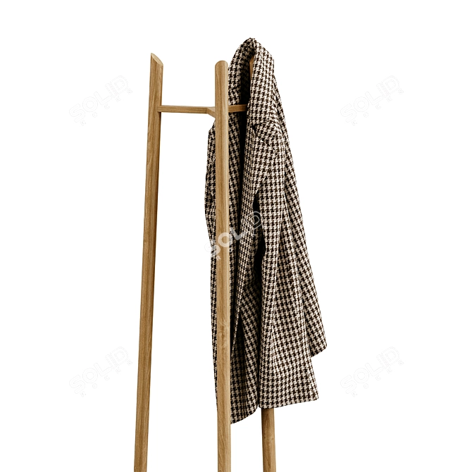 Bolia Cocoon Coat Stand & Jacket 3D model image 4