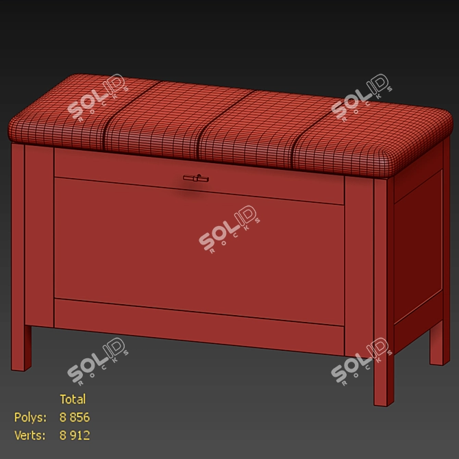 Blanco Shoe Cabinet - Divan.ru 3D model image 4