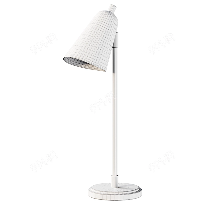 Metal Adjustable Task Lamp (Hayes) 3D model image 2