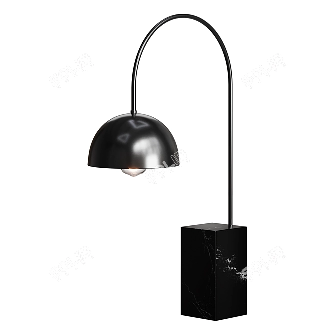 Hamley Marble Task Lamp 3D model image 1