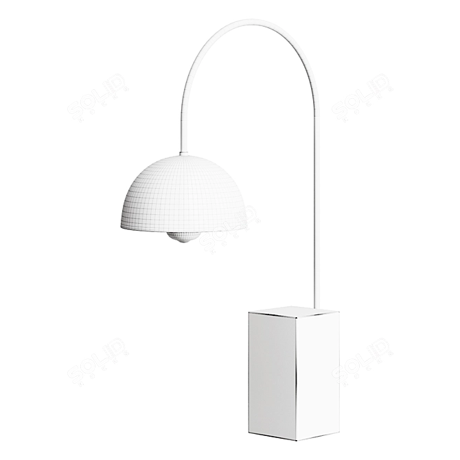 Hamley Marble Task Lamp 3D model image 2