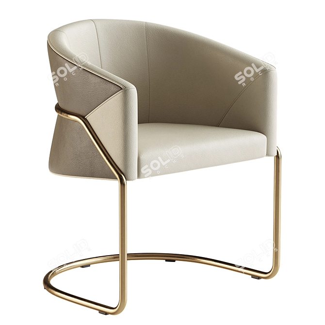 Luxury Bonnie Chair, Visionnaire Design 3D model image 1