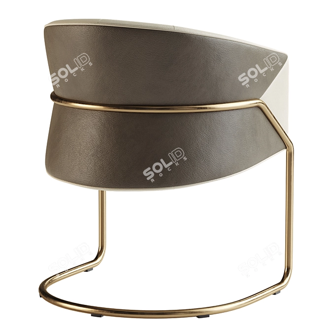 Luxury Bonnie Chair, Visionnaire Design 3D model image 3