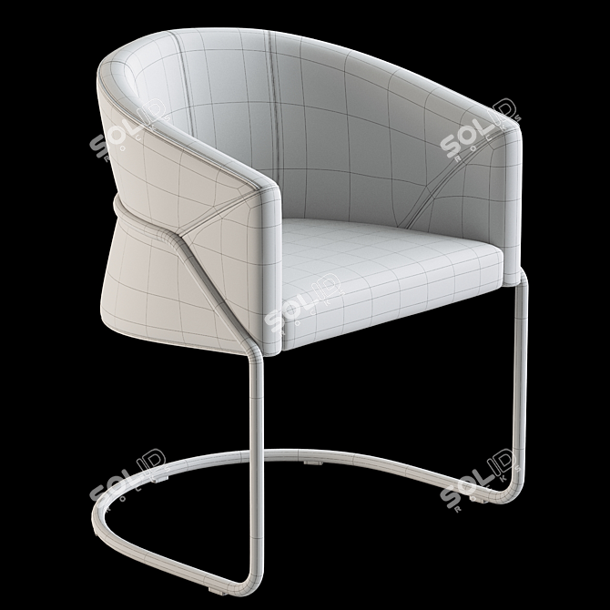 Luxury Bonnie Chair, Visionnaire Design 3D model image 4