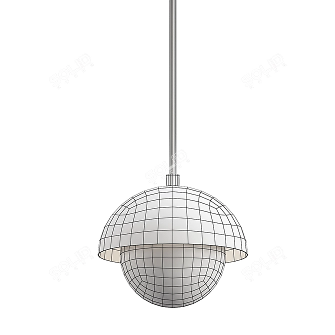 Modern Pendant Lamp Gerner 3D model image 3
