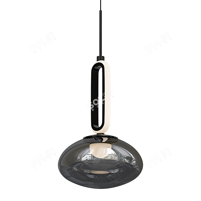 Sleek Naomi Pendant Light 3D model image 1