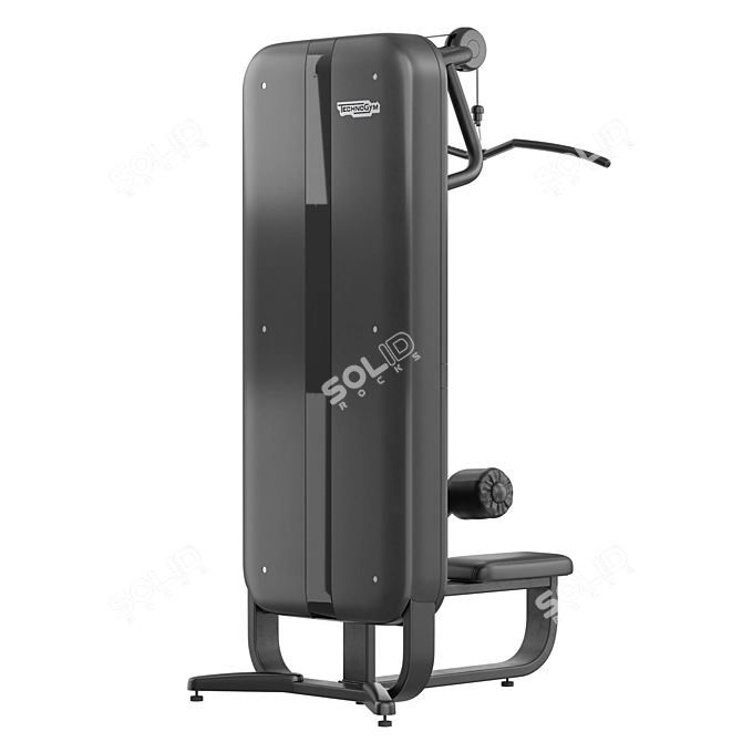 Advanced Technogym Artis Lat Machine 3D model image 7