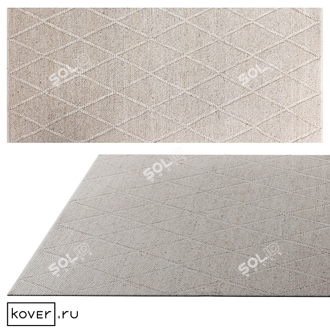 Title: MARLED Art de Vivre  Rug 3D model image 1