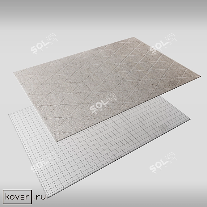 Title: MARLED Art de Vivre  Rug 3D model image 2