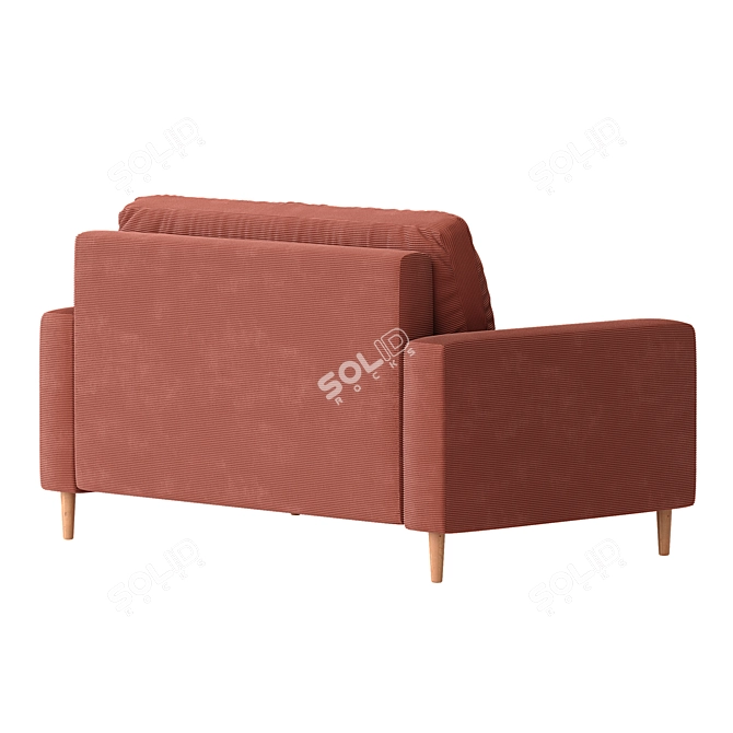 Ines Vertical Sofa: 5 Upholstery Options 3D model image 4