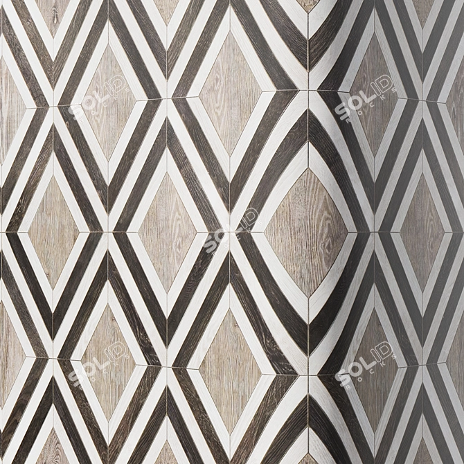 Seamless Texture Parquet Walker Zanger 3D model image 5