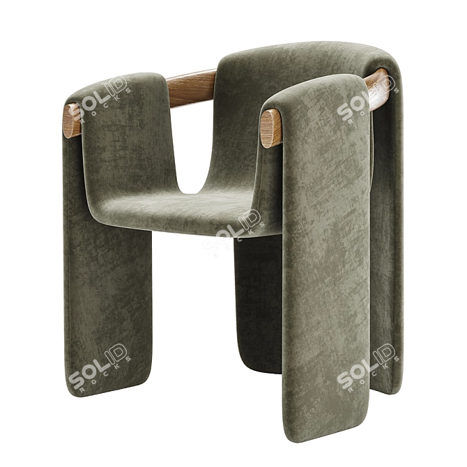 Modern Dining Set Furniture Set 3D model image 2