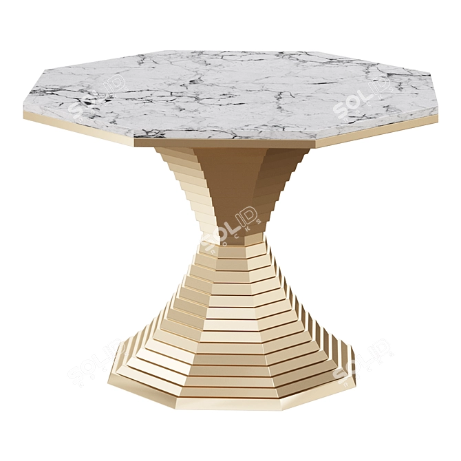 Belvedere Dining Table 3D model image 1