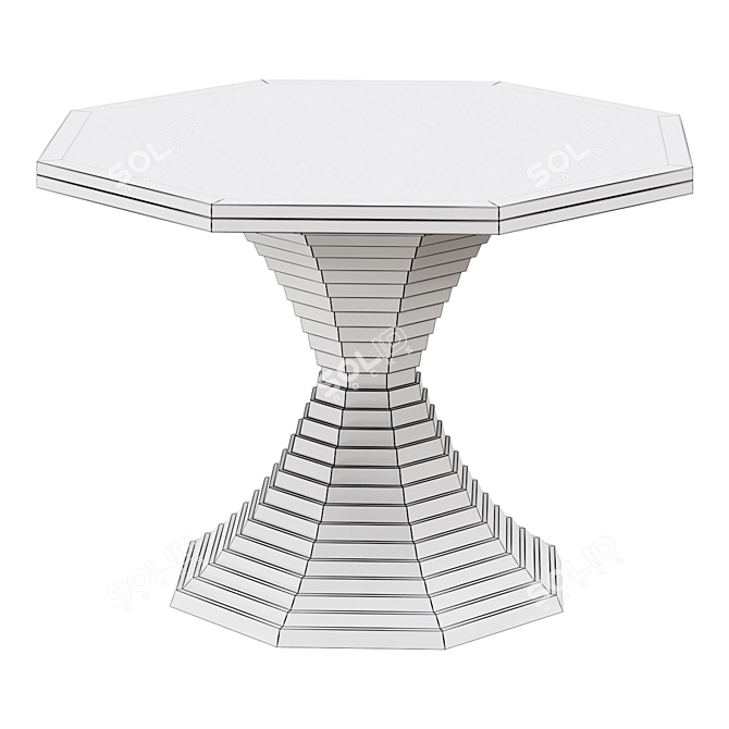 Belvedere Dining Table 3D model image 2