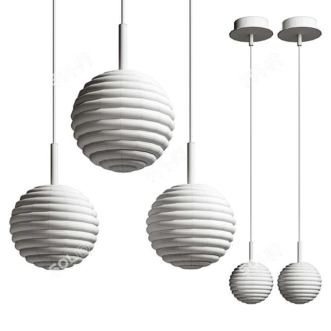 Aromas Pendant Light Essential 3D model image 2