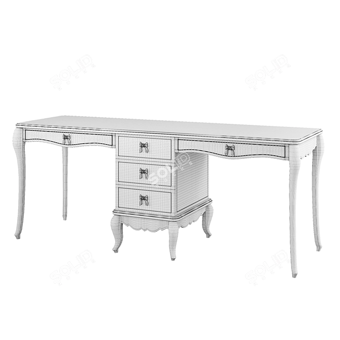 Deluxe Princess Desk PR-37 3D model image 2