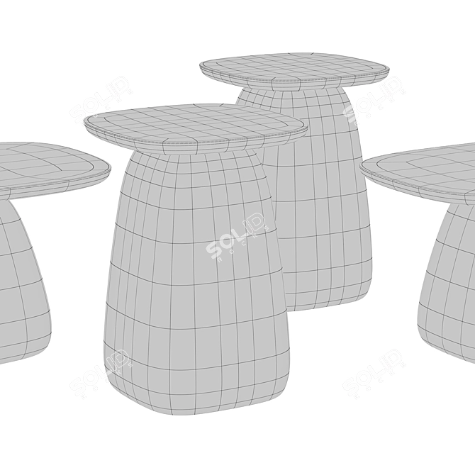 Contemporary Novamobili CLIFF Tables 3D model image 3