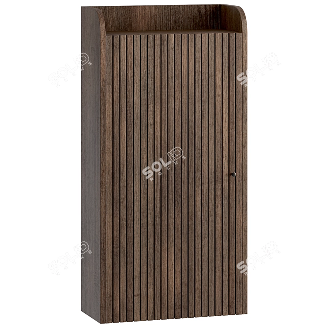 Dark Oak Sill Wall Cabinet 3D model image 1