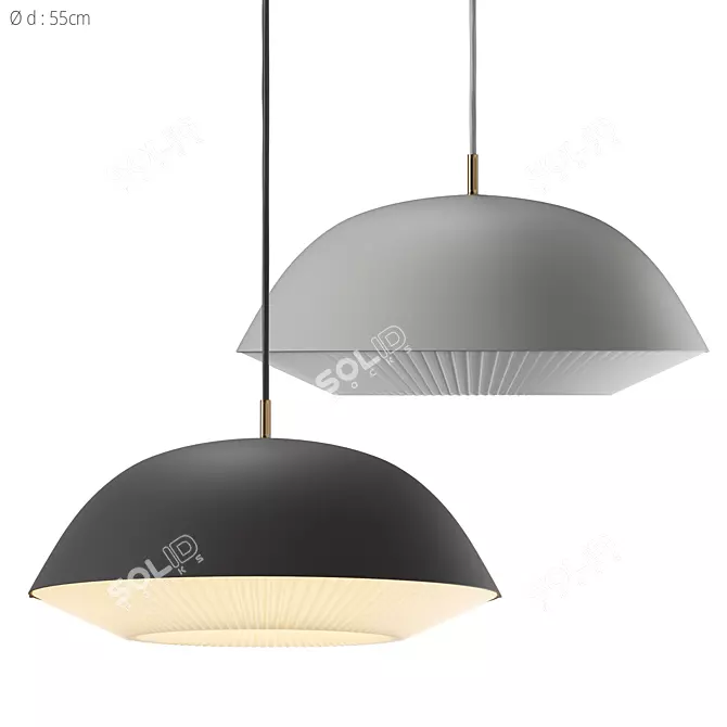 Modern Nordic Pendant Lighting Trend 3D model image 1