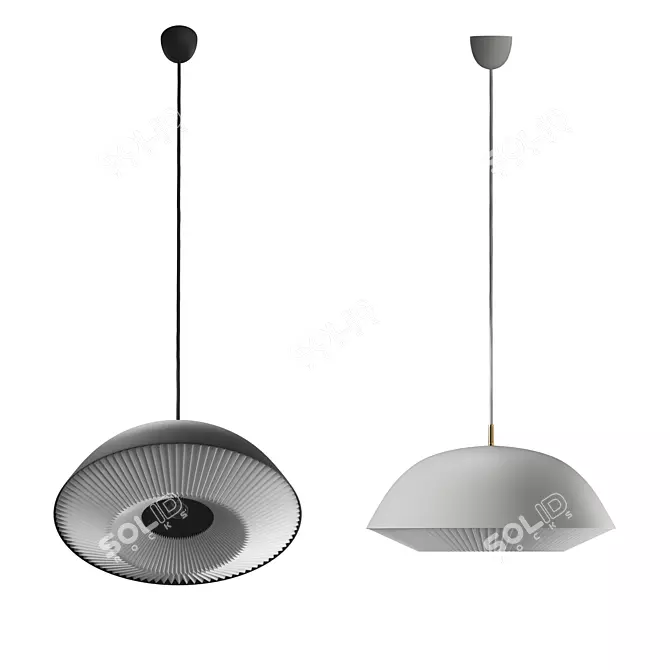 Modern Nordic Pendant Lighting Trend 3D model image 2