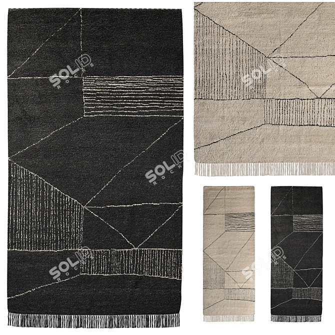 Berbere Baxter Carpets Collection 3D model image 1