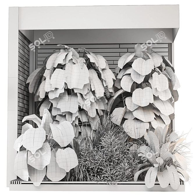 Modern Indoor Plants Set 1305 3D model image 6