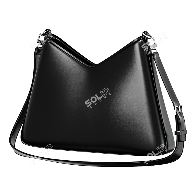 EKONIKA Crossbody Bag, Black 3D model image 1