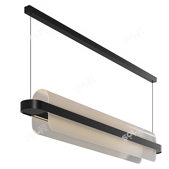 Sensor Dimmable Black Roof Light 3D model image 1