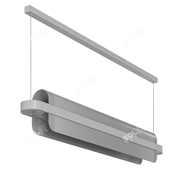 Sensor Dimmable Black Roof Light 3D model image 4