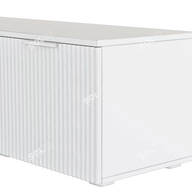 Modern TV Cabinet Ensson 3D model image 4