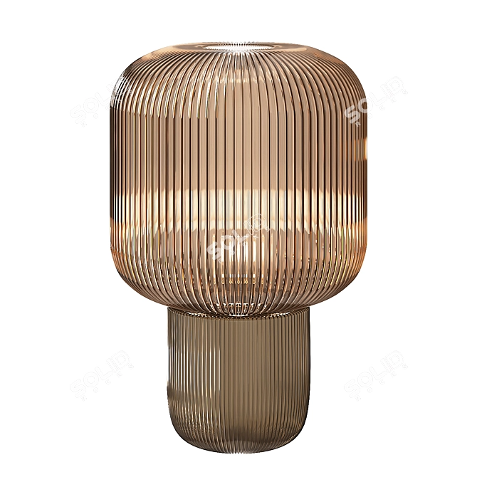 Dual Tone Glass Table Lamp 3D model image 3