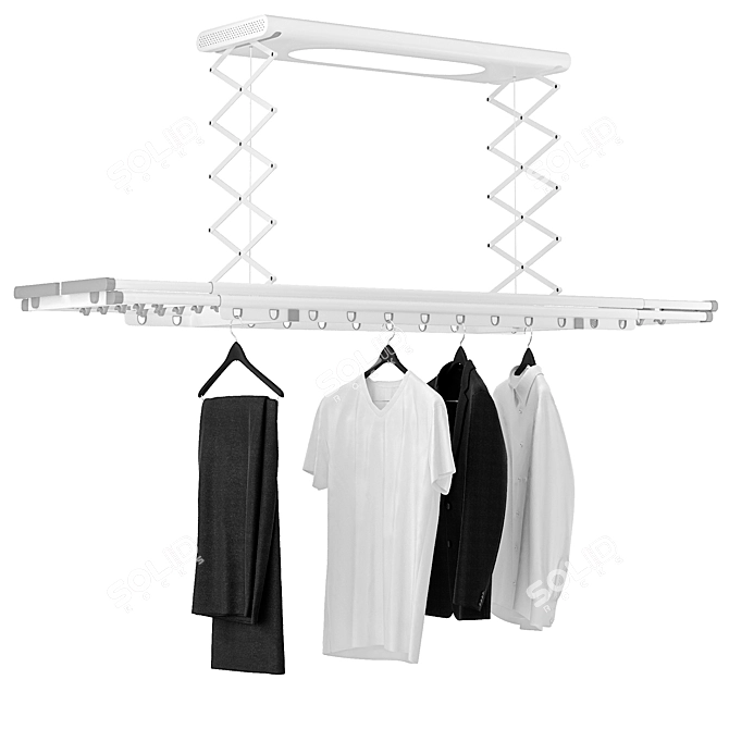 Aqara Smart Clothes Dryer, Portable 3D model image 6