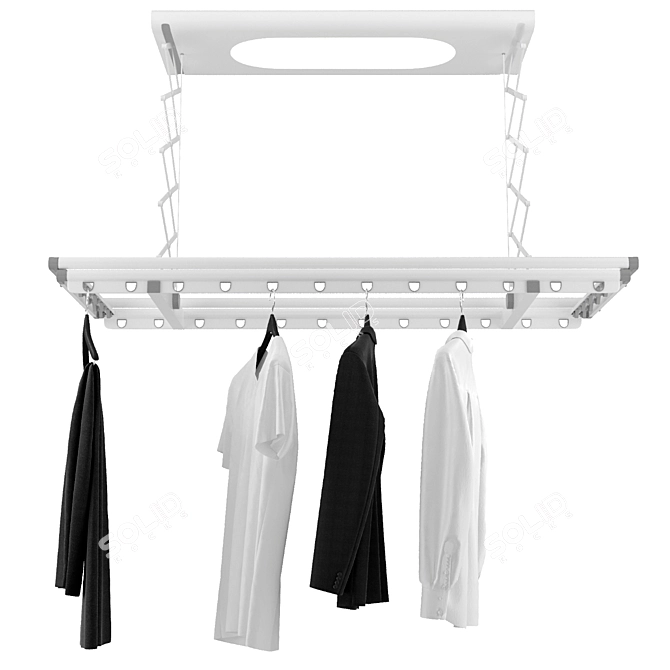 Aqara Smart Clothes Dryer, Portable 3D model image 7