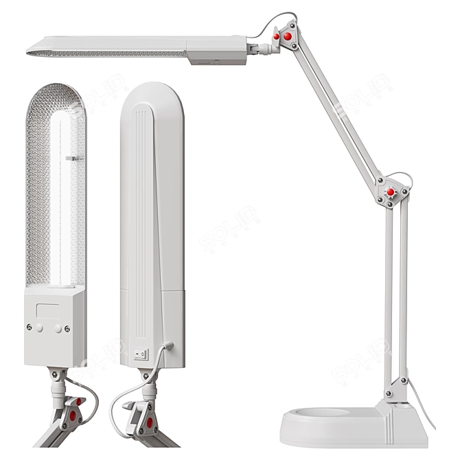 Modern Task Desk Lamp 3D model image 2