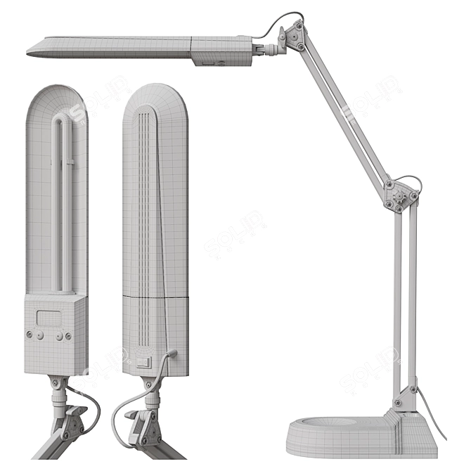 Modern Task Desk Lamp 3D model image 3