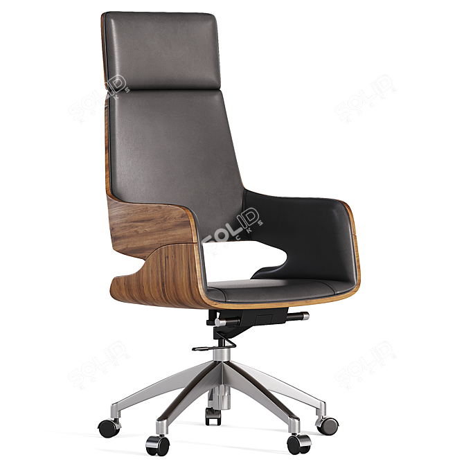 Modern Redesign Armchair, FBX Export 3D model image 1