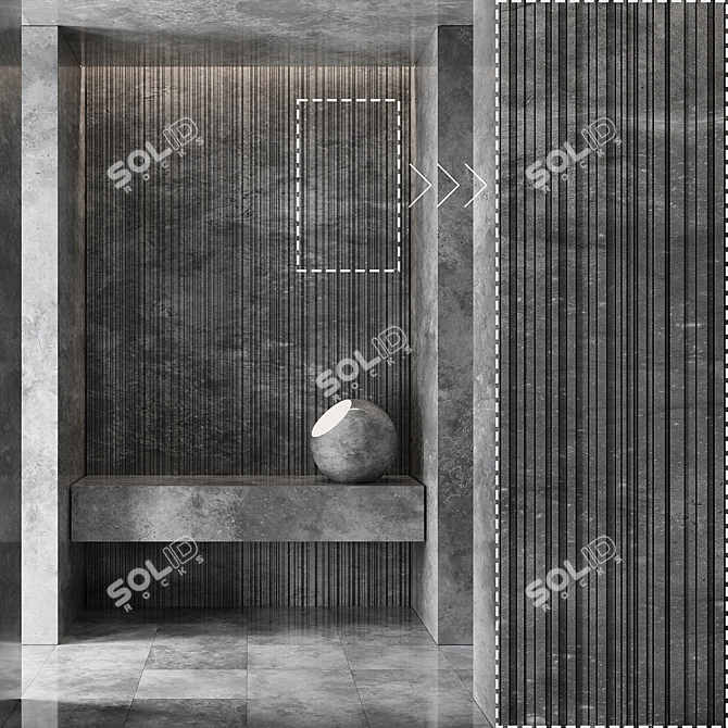 High Detail Marble Stone Texture 3D model image 3