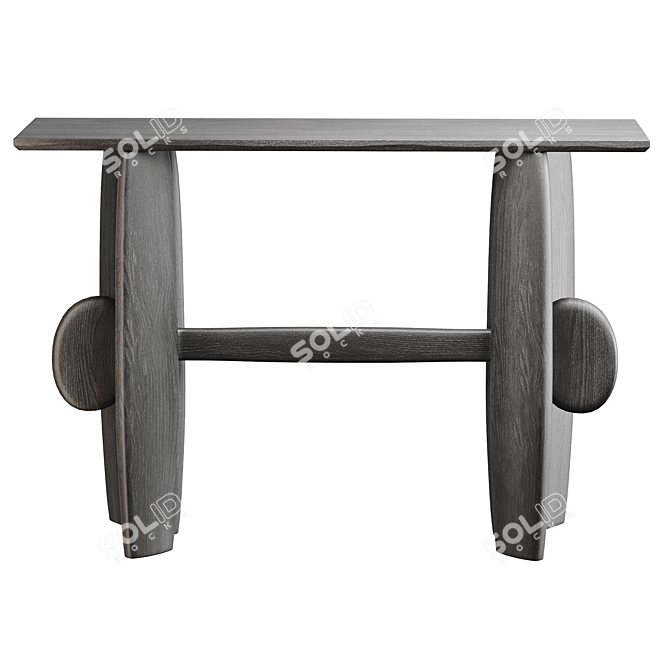 Modern Rustic Console Table: Aleks Home 3D model image 3