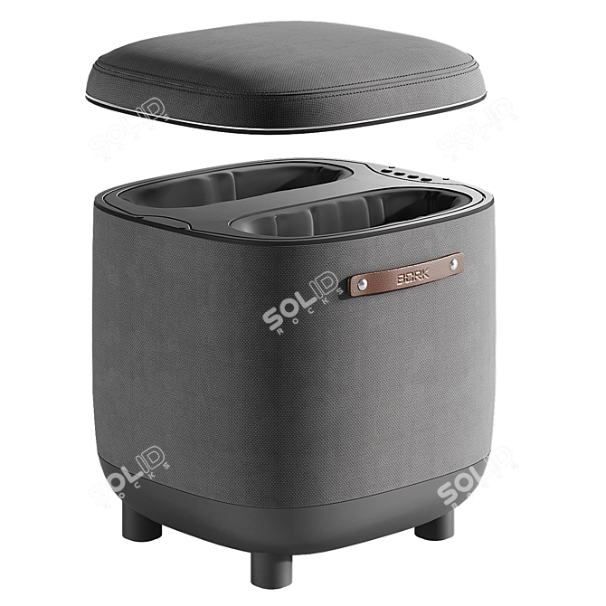 Bork D615 Massage Pouf 3D model image 2