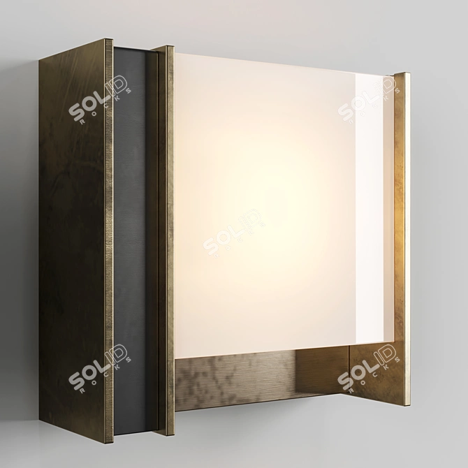 Luxury Venicem Glam Wall Sconce 3D model image 1