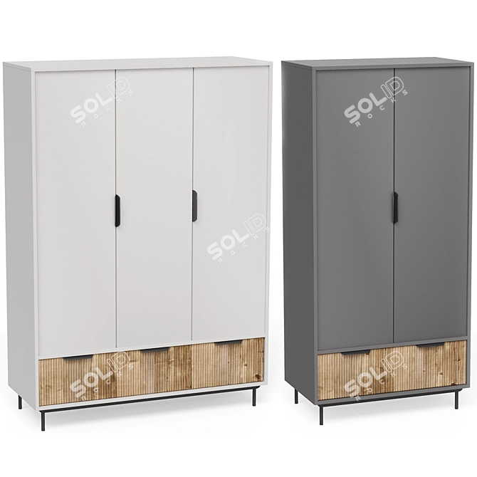 Levante Polys Wardrobe Collection 3D model image 1