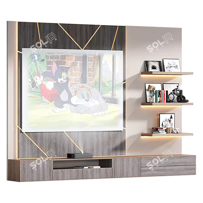 Xiaomi 4K Laser Projector Wall 3D model image 1