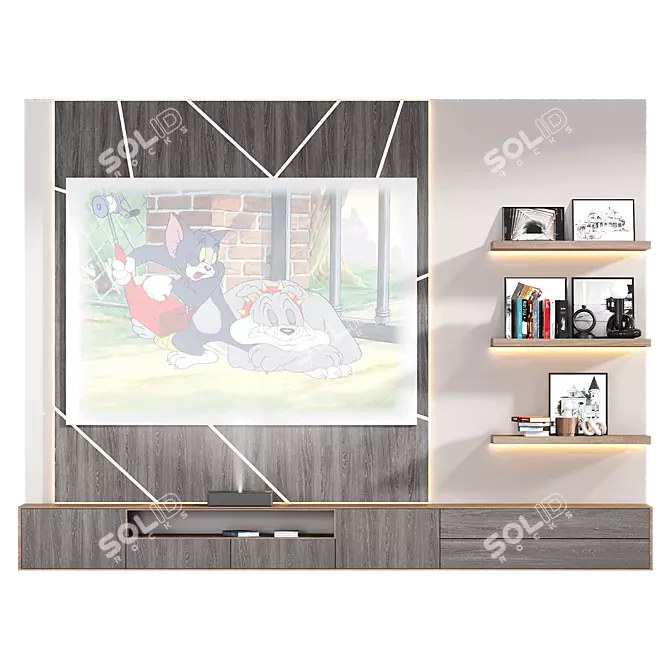 Xiaomi 4K Laser Projector Wall 3D model image 2