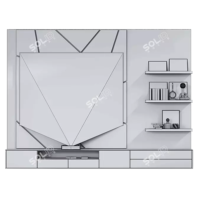 Xiaomi 4K Laser Projector Wall 3D model image 5