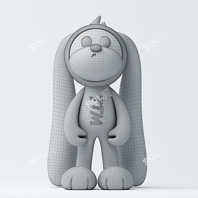 Vray Render Rabbit Toys Bundle 3D model image 6