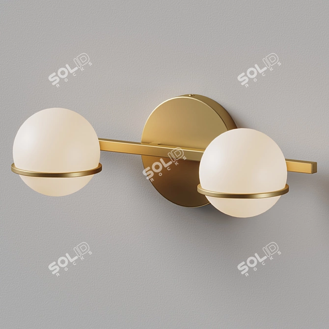 Elegant Sofia Vanity Light 3D model image 3