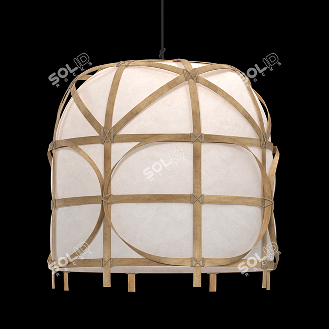 Modern Pendant Lamp Design 3D model image 1