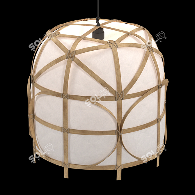 Modern Pendant Lamp Design 3D model image 2
